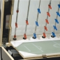 Preview: Table football Garlando Olympic Silver with glass cover, LED and mechanical coin validator